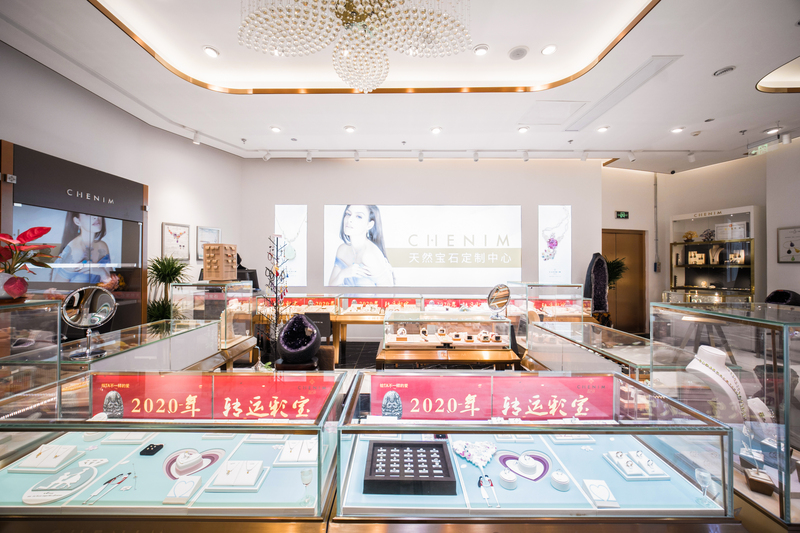 無錫晶石靈珠寶店裝修案例展示